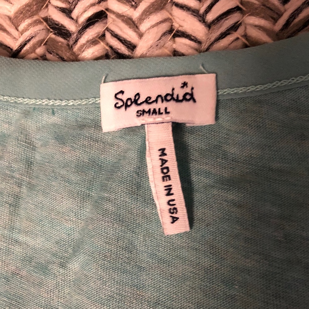 SPLENDID Turquoise Tee - Picture 5 of 6